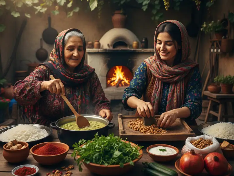 آشپزی مازندرانی و گرگانی