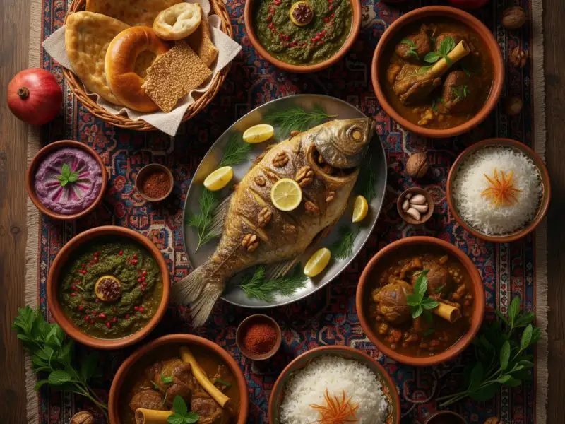 سفره رنگین مازندران و گرگان؛ ضیافت طعم‌های اصیل